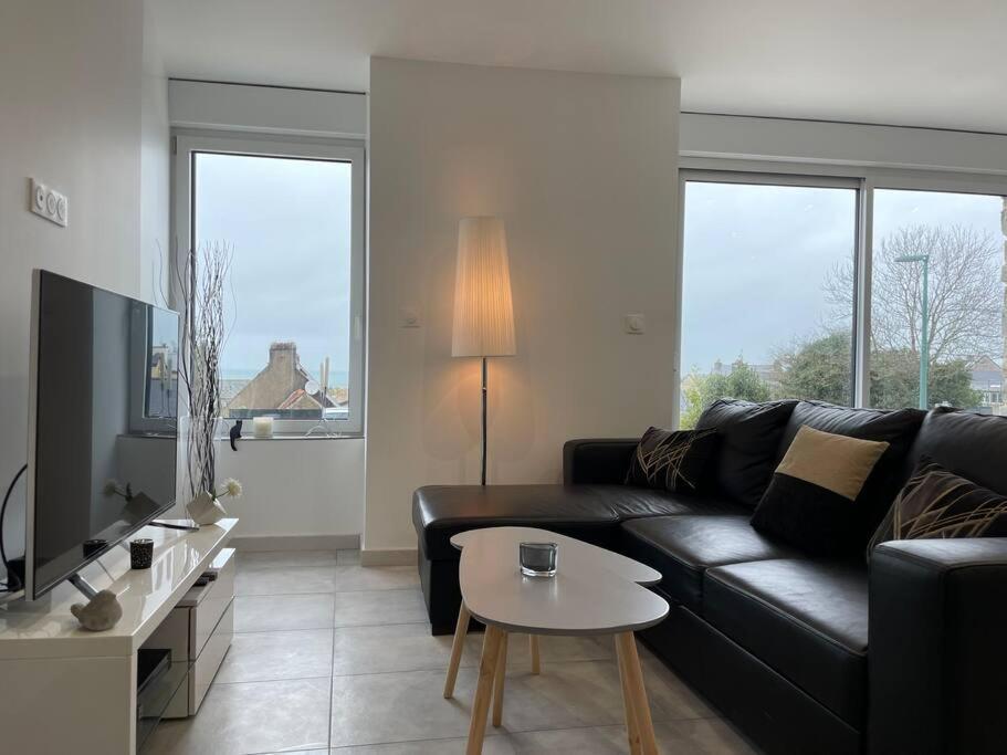 Maison Vue Mer Chez Aline Digosville 외부 사진